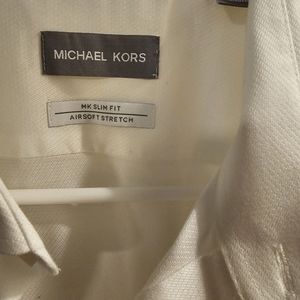 Michael Kors cream dress shirt